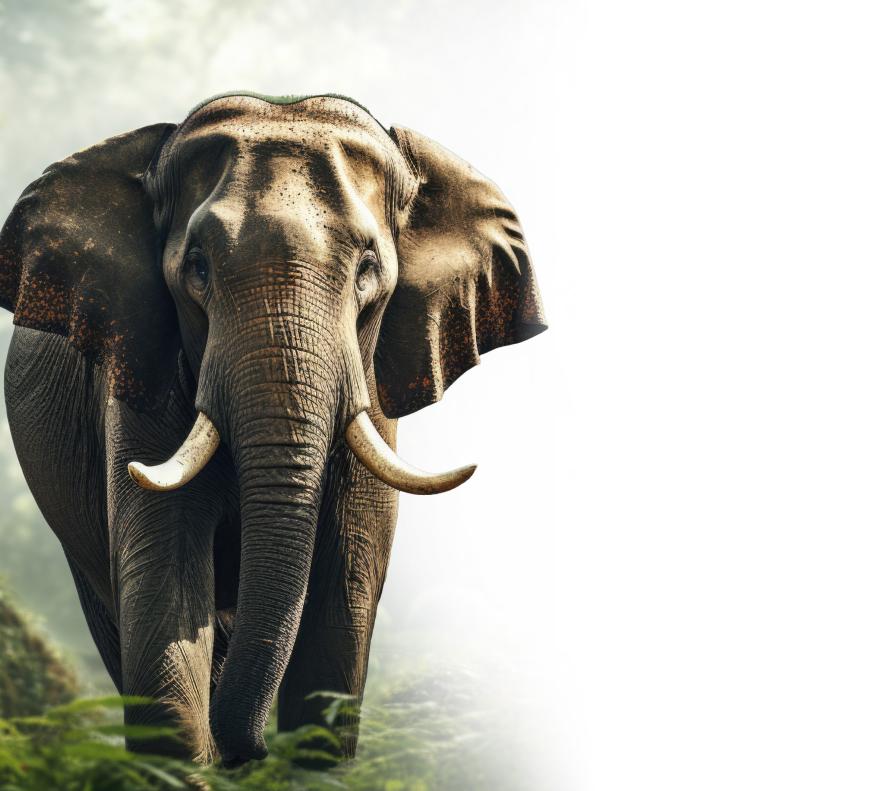 Stunning View of Elephant in Sri Lanka